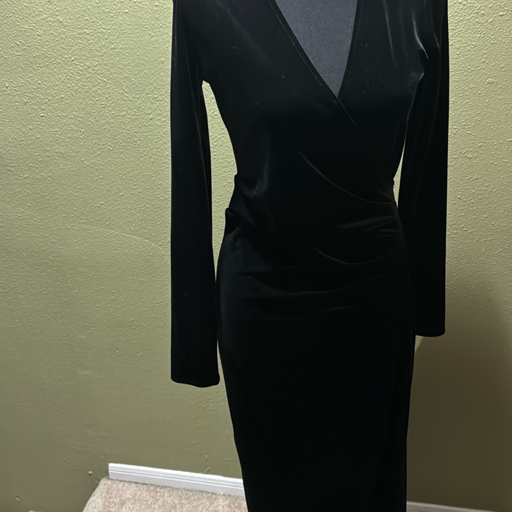 Long sleeve Black velvet